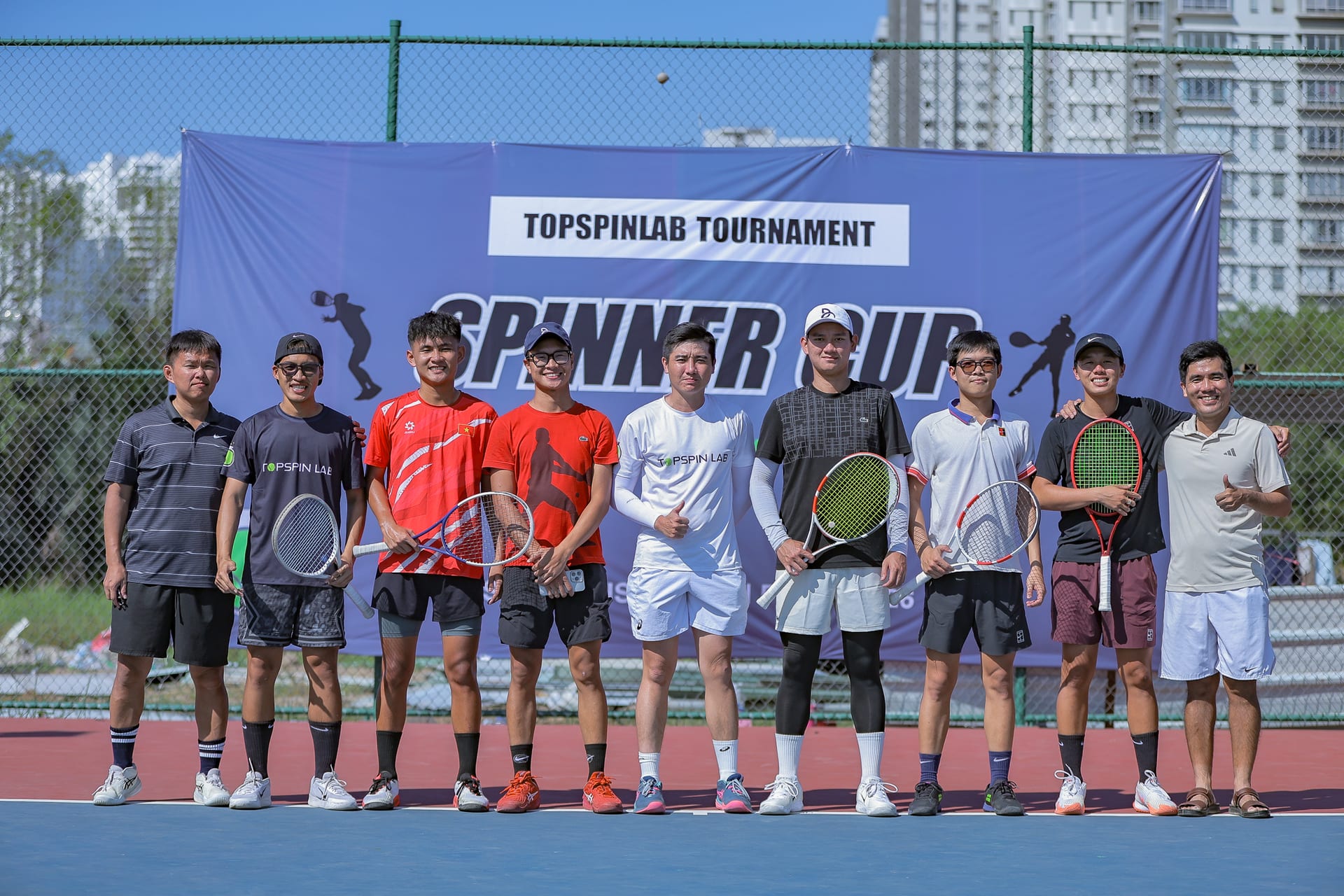 Tennis action in Saigon